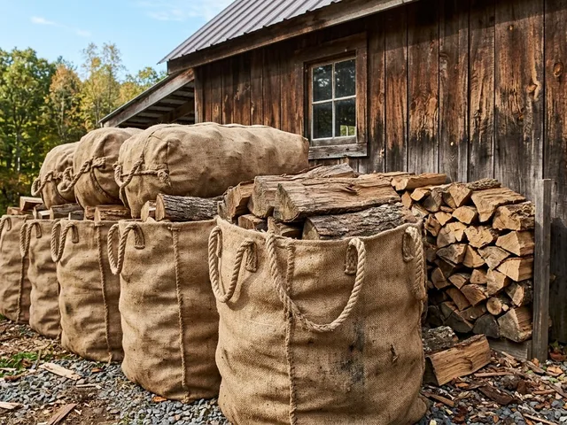 Дрова в мешках 30 л — купить Петрозаводске